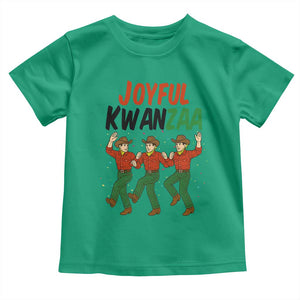 Joyful Kwanzaa Cowboy Toddler T Shirt Festival Of Lights African Heritage Gift - Print Your Wear