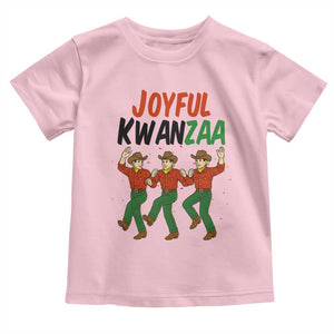Joyful Kwanzaa Cowboy Toddler T Shirt Festival Of Lights African Heritage Gift TS12 Light Pink Print Your Wear