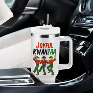 Joyful Kwanzaa Cowboy Tumbler With Handle Festival Of Lights African Heritage Gift - Print Your Wear