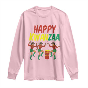 Joyful Kwanzaa Cowgirl Dance Long Sleeve Shirt African Heritage Festival Gift TS12 Light Pink Print Your Wear
