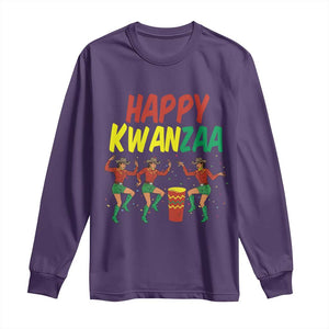 Joyful Kwanzaa Cowgirl Dance Long Sleeve Shirt African Heritage Festival Gift TS12 Purple Print Your Wear