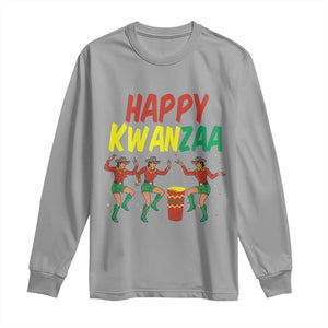 Joyful Kwanzaa Cowgirl Dance Long Sleeve Shirt African Heritage Festival Gift TS12 Sport Gray Print Your Wear