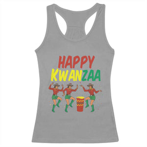 Joyful Kwanzaa Cowgirl Dance Racerback Tank Top African Heritage Festival Gift TS12 Sport Gray Print Your Wear