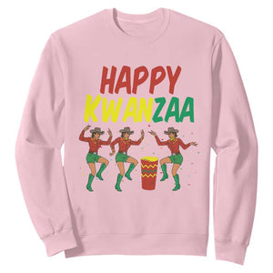 Joyful Kwanzaa Cowgirl Dance Sweatshirt African Heritage Festival Gift TS12 Light Pink Print Your Wear