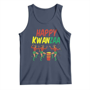 Joyful Kwanzaa Cowgirl Dance Tank Top African Heritage Festival Gift TS12 Navy Print Your Wear