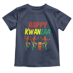Joyful Kwanzaa Cowgirl Dance Toddler T Shirt African Heritage Festival Gift TS12 Navy Print Your Wear