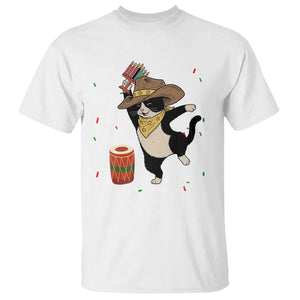Funny Kwanzaa Cowcat Dance T Shirt Festival Of Lights African Heritage Gift - Print Your Wear