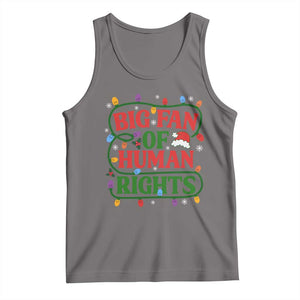 Big Fan Of Human Rights Tank Top Equality Activists Christmas Gift TS12 Deep Heather Print Your Wear