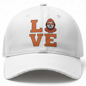 Love Vintage Cool Bulldog Baseball Cap Game Day Dog Lover TS12 Print Your Wear