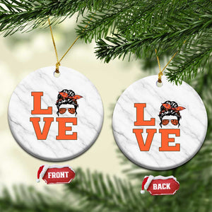 Love Vintage Cool Pun Girl Ceramic Ornament Game Day Gift TS12 1pc White Marble Print Your Wear