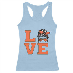 Love Vintage Cool Pun Girl Racerback Tank Top Game Day Gift TS12 Light Blue Print Your Wear