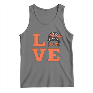 Love Vintage Cool Pun Girl Tank Top Game Day Gift TS12 Black Heather Print Your Wear