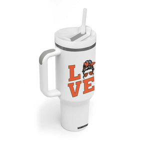 Love Vintage Cool Pun Girl Tumbler With Handle Game Day Gift TS12 Print Your Wear