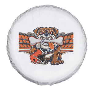 Funny Bulldog Football Lover Spare Tire Cover Game Day Fan Lifestyle TS12 Print Your Wear