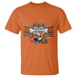 Funny Bulldog Football Lover T Shirt Game Day Fan Lifestyle TS12 Orange Print Your Wear