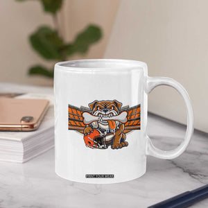Funny Bulldog Football Lover Coffee Mug Game Day Fan Lifestyle TS12 Print Your Wear