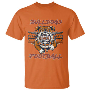 Bulldog Football Lover T Shirt Midwest Game Day Lifestyle TS12 Orange Print Your Wear