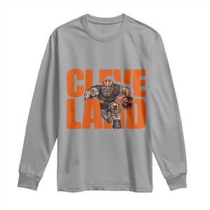 CFBB Midwest Football Player Gift Long Sleeve Shirt TS12 Sport Gray Print Your Wear