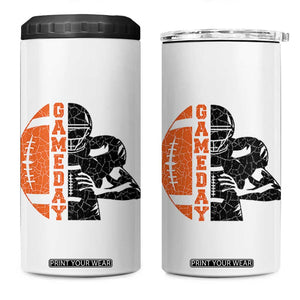 Midwest Football Lover 4 in 1 Can Cooler Tumbler CFBB Fan Gift TS12 One Size: 16 oz White Print Your Wear
