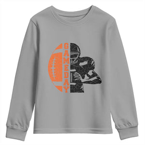 Midwest Football Lover Youth Sweatshirt CFBB Fan Gift TS12 Sport Gray Print Your Wear