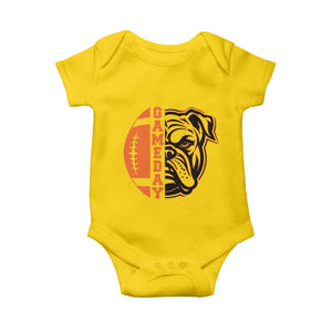 Bulldog Football Lover Baby Onesie Game Day Fan Lifestyle TS12 Daisy Print Your Wear