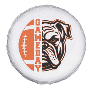 Bulldog Football Lover Spare Tire Cover Game Day Fan Lifestyle TS12 Print Your Wear