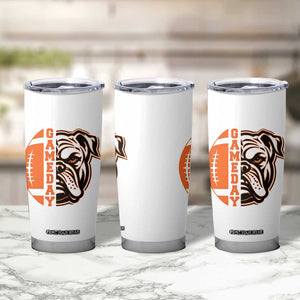 Bulldog Football Lover Tumbler Cup Game Day Fan Lifestyle TS12 Print Your Wear