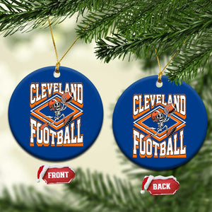 Funny Skeleton Dark Football Ceramic Ornament CFBB Fan Gift TS12 1pc Blue Print Your Wear
