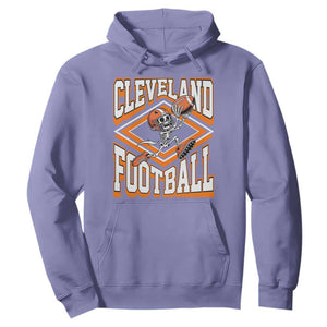 Funny Skeleton Dark Football Hoodie CFBB Fan Gift TS12 Violet Print Your Wear