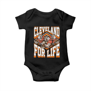 Cleveland For Life Baby Onesie CFBB Fan Gift TS12 Black Print Your Wear