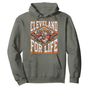 Cleveland For Life Hoodie CFBB Fan Gift TS12 Military Green Print Your Wear