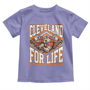 Cleveland For Life Toddler T Shirt CFBB Fan Gift TS12 Violet Print Your Wear