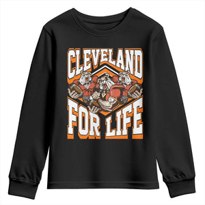 Cleveland For Life Youth Sweatshirt CFBB Fan Gift TS12 Black Print Your Wear