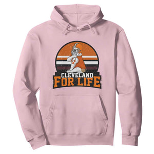 Funny Bulldog Game Day Hoodie Cleveland For Life TS12 Light Pink Print Your Wear
