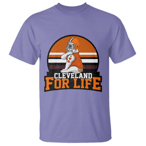 Funny Bulldog Game Day T Shirt Cleveland For Life TS12 Violet Print Your Wear