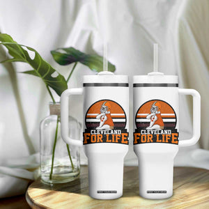 Funny Bulldog Game Day Tumbler With Handle Cleveland For Life TS12 Print Your Wear