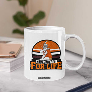 Funny Bulldog Game Day Coffee Mug Cleveland For Life TS12 Print Your Wear