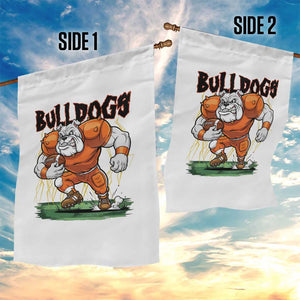 Funny Bulldog Playing Football Garden Flag Game Day Dog Lover TS12 Print Your Wear