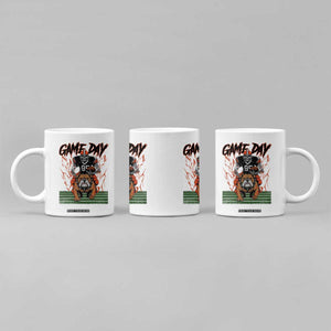 Funny Skeleton Playing Football Coffee Mug Game Day Gift TS12 Print Your Wear