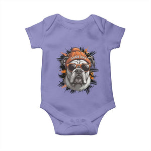 Bulldog Football Spirit Baby Onesie Game Day Dog Lover Gift TS12 Violet Print Your Wear