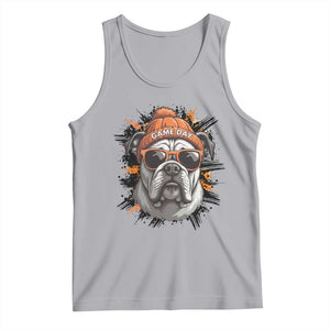 Bulldog Football Spirit Tank Top Game Day Dog Lover Gift TS12 Athletic Heather Print Your Wear