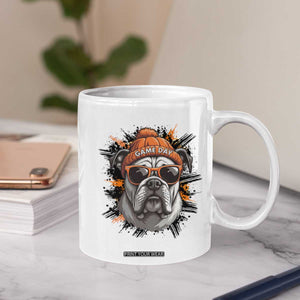 Bulldog Football Spirit Coffee Mug Game Day Dog Lover Gift TS12 Print Your Wear