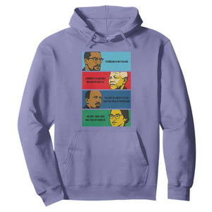 African American Leaders History Quote Gift Hoodie TS12 Violet Print Your Wear