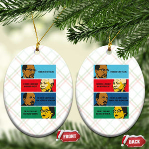 African American Leaders History Quote Gift Ceramic Ornament TS12 Print Your Wear