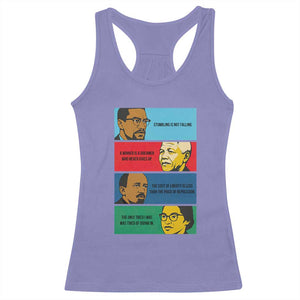 African American Leaders History Quote Gift Racerback Tank Top TS12 Violet Print Your Wear