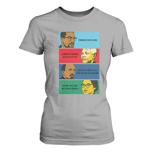 African American Leaders History Quote Gift T Shirt For Women TS12 Sport Gray Print Your Wear