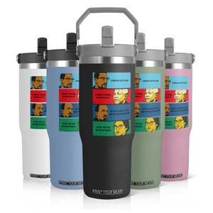 African American Leaders History Quote Gift Flip Straw Tumbler TS12 Print Your Wear