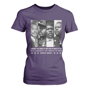 Marcus Garve Quote T Shirt For Women Liberate The Minds Of Men TS12 Purple Print Your Wear
