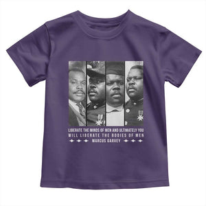 Marcus Garve Quote Toddler T Shirt Liberate The Minds Of Men TS12 Purple Print Your Wear