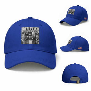 Marcus Garvey Quote Baseball Cap One God One Aim One Destiny TS12 Baseball Cap Universal Fit Royal Blue Print Your Wear